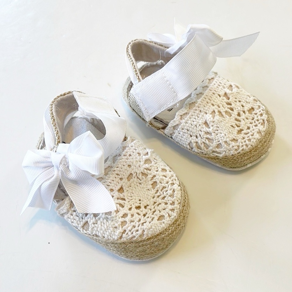 Romirus baby girls crochet shoes